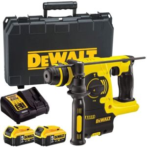 DeWalt DCH253P2 18V XR SDS + Rotary Hammer Drill with 2 x 5.0Ah Batteries & Charger in Case DeWalt DCH253P2 18V XR SDS + Rotary Hammer Drill with 2 x 5.0Ah Batteries & Charger in Case