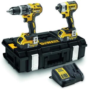 Dewalt - DCK266P2 18V xr Brushless Combi Drill and Impact Driver Twin Kit Dewalt - DCK266P2 18V xr Brushless Combi Drill and Impact Driver Twin Kit