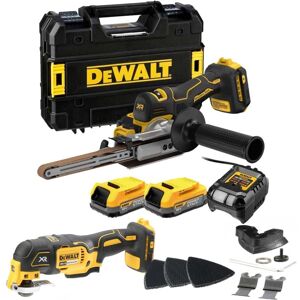 Dewalt - DCM200E2T 18v xr Cordless Brushless Bandsaw Sander + DCS355N Multi Tool Dewalt - DCM200E2T 18v xr Cordless Brushless Bandsaw Sander + DCS355N Multi Tool