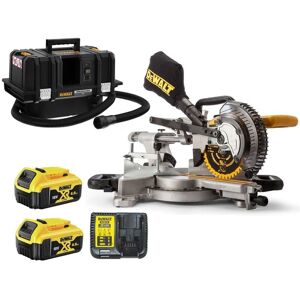 Dewalt - DCS365M2 18v xps 184mm Mitre Saw + 2 x 4.0ah Battery + DCV586M Vacuum Dewalt - DCS365M2 18v xps 184mm Mitre Saw + 2 x 4.0ah Battery + DCV586M Vacuum