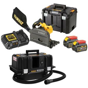 Dewalt - DCS520T2 54v xr flexvolt Cordless Plunge Saw 165mm 2 x 6.0ah DCV586M Vac Dewalt - DCS520T2 54v xr flexvolt Cordless Plunge Saw 165mm 2 x 6.0ah DCV586M Vac