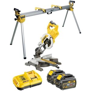 Dewalt - DCS777T2 xr 54v Flexvolt Cordless 216mm Mitre Saw 2 x 6.0ah Batts + Stand Dewalt - DCS777T2 xr 54v Flexvolt Cordless 216mm Mitre Saw 2 x 6.0ah Batts + Stand