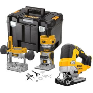 Dewalt - DCW604N 18v xr Brushless Router Trimmer + Plunge Base + DCS334N Jigsaw Dewalt - DCW604N 18v xr Brushless Router Trimmer + Plunge Base + DCS334N Jigsaw
