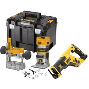Dewalt - DCW604N 18v xr Brushless Router Trimmer + Plunge Base + DCS367N Recip Saw Dewalt - DCW604N 18v xr Brushless Router Trimmer + Plunge Base + DCS367N Recip Saw
