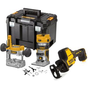 Dewalt - DCW604N 18v xr Brushless Router Trimmer + Plunge Base + DCS369N Recip Saw Dewalt - DCW604N 18v xr Brushless Router Trimmer + Plunge Base + DCS369N Recip Saw