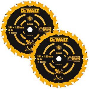 Dewalt DT10302 2 x Circular Saw Blades 184 x 16 x 24T Extreme Framing DWE560 Dewalt DT10302 2 x Circular Saw Blades 184 x 16 x 24T Extreme Framing DWE560