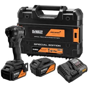 DeWalt x McLaren F1 DCF86MP2T 18V XR Brushless Impact Driver Kit - 2 x 5.0ah Batteries, Charger & Case DeWalt x McLaren F1 DCF86MP2T 18V XR Brushless Impact Driver Kit - 2 x 5.0ah Batteries, Charger & Case