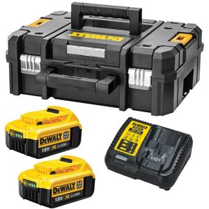 Dewalt XR Power Source Kit 2x DCB182 4.0ah 18v Batteries + DCB115 Charger +Tstak Dewalt XR Power Source Kit 2x DCB182 4.0ah 18v Batteries + DCB115 Charger +Tstak