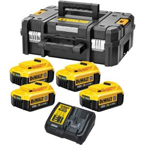 Dewalt XR Power Source Kit 4x DCB182 4.0ah 18v Batteries + DCB115 Charger +Tstak Dewalt XR Power Source Kit 4x DCB182 4.0ah 18v Batteries + DCB115 Charger +Tstak