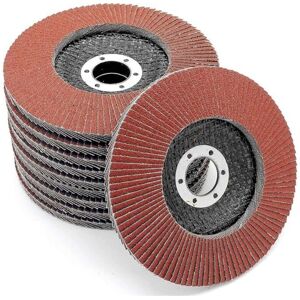SNQ Disc Tray │ Red │ 10 pieces │ Diameter 125mm │ Hole 22mm │ 40/60/80/120 grit │ Stainless steel │ Sanding disc │ Flap disc │ Polishing disc │ - (40 SNQ Disc Tray │ Red │ 10 pieces │ Diameter 125mm │ Hole 22mm │ 40/60/80/120 grit │ Stainless steel │ Sanding disc │ Flap disc │ Polishing disc │ - (40