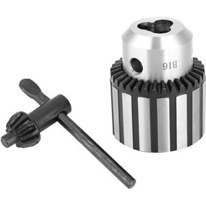 TORMATOR Drill Chuck with Chuck Key, 0.5-13mm B16 Power Tool Accessories Drill Parts Lathe Drill Chuck for Bench Drill TORMATOR Drill Chuck with Chuck Key, 0.5-13mm B16 Power Tool Accessories Drill Parts Lathe Drill Chuck for Bench Drill