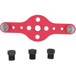 GROOFOO Drill Hole Guide Jig Metal Dowel Drilling Positioner Locator Tool for Woodworking DIY GROOFOO Drill Hole Guide Jig Metal Dowel Drilling Positioner Locator Tool for Woodworking DIY