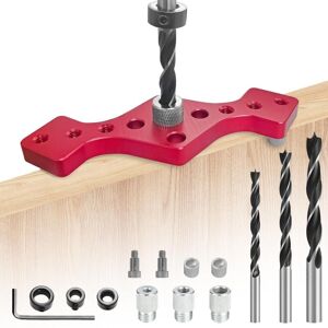 GOTRAYS Drilling Jig, Adjustable Drilling Jig, 6/8/10mm Hole Locator Woodworking, Drilling Jig, Hole Punch Locator Woodworking, Adjustable Drill Guide GOTRAYS Drilling Jig, Adjustable Drilling Jig, 6/8/10mm Hole Locator Woodworking, Drilling Jig, Hole Punch Locator Woodworking, Adjustable Drill Guide