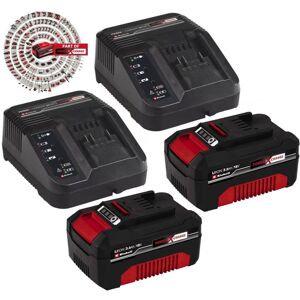 Einhell - 18v / 36v Power X-Change Kit - 2x 3.0Ah Battery + 2x Fast Charger Ozito Einhell - 18v / 36v Power X-Change Kit - 2x 3.0Ah Battery + 2x Fast Charger Ozito
