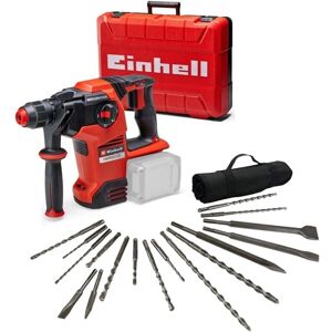Einhell - 18v 36V X-Change Cordless sds Hammer Drill + 17PC Chisel Set Chuck Einhell - 18v 36V X-Change Cordless sds Hammer Drill + 17PC Chisel Set Chuck