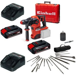 Einhell 18v 36V X-Change Cordless SDS Hammer Drill Kit +17PC Chisel Set + Chuck Einhell 18v 36V X-Change Cordless SDS Hammer Drill Kit +17PC Chisel Set + Chuck
