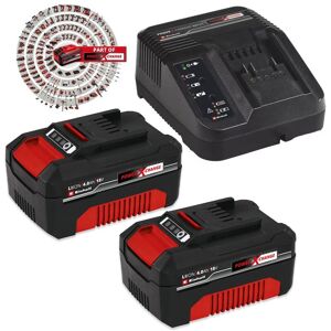 Einhell - 18v Power X-Change pxc Starter Kit - 2x 4.0Ah Battery + 3ah Fast Charger Einhell - 18v Power X-Change pxc Starter Kit - 2x 4.0Ah Battery + 3ah Fast Charger