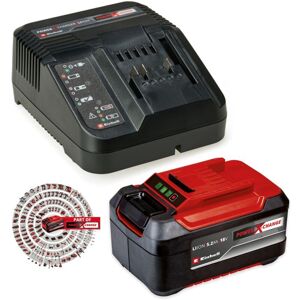 Einhell - 5.2Ah plus 18V Battery Power X-Change Starter Kit + 3ah pxc Charger led Einhell - 5.2Ah plus 18V Battery Power X-Change Starter Kit + 3ah pxc Charger led