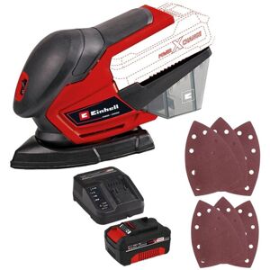 Einhell Cordless Detail Sander 18v Inc x6 Sanding Sheets + 4AH Charging Kit Einhell Cordless Detail Sander 18v Inc x6 Sanding Sheets + 4AH Charging Kit