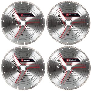 Einhell - kwb 49797605 2 Piece Diamond Cutting Disc Set 230 mm Angle Grinder x2 Einhell - kwb 49797605 2 Piece Diamond Cutting Disc Set 230 mm Angle Grinder x2