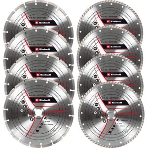 Einhell - kwb 49797605 2 Piece Diamond Cutting Disc Set 230 mm Angle Grinder x4 Einhell - kwb 49797605 2 Piece Diamond Cutting Disc Set 230 mm Angle Grinder x4