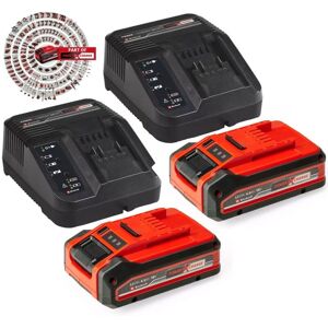 Einhell Professional 18v / 36v PXC Starter Kit - 2 x 4.0Ah PLUS Battery Charger Einhell Professional 18v / 36v PXC Starter Kit - 2 x 4.0Ah PLUS Battery Charger