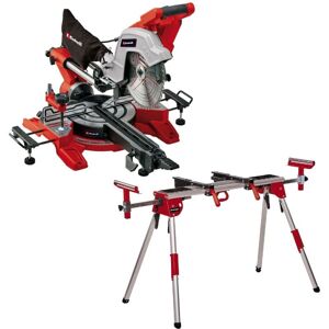 Einhell Sliding Mitre Saw 254mm Double Bevel TE-SM Dual Sided 240v + 1610 Stand Einhell Sliding Mitre Saw 254mm Double Bevel TE-SM Dual Sided 240v + 1610 Stand