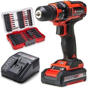 Einhell TE-CD 18/35 PXC 18v Cordless Drill Driver 1 x Battery + 38PC Impact Bits Einhell TE-CD 18/35 PXC 18v Cordless Drill Driver 1 x Battery + 38PC Impact Bits