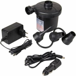 Gotrays - Electric Compressor Pump, DC12V/AC 230V-50Hz Electric Inflator/Deflator, Air Pump, Electric Inflator Pump with 3 Nozzles for Inflatable Gotrays - Electric Compressor Pump, DC12V/AC 230V-50Hz Electric Inflator/Deflator, Air Pump, Electric Inflator Pump with 3 Nozzles for Inflatable