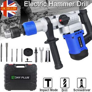 Briefness - Electric Rotary Hammer Drill 4 Functions Rotation Chiselling0-800RPM Adjustable Speed, 360 Degree Rotary Handle, Lightweight Hammer Drill Briefness - Electric Rotary Hammer Drill 4 Functions Rotation Chiselling0-800RPM Adjustable Speed, 360 Degree Rotary Handle, Lightweight Hammer Drill
