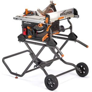 Evolution - R255TBL Portable Table Saw 230v 255mm With tct Multi-material Blade & Wheeled Stand Evolution - R255TBL Portable Table Saw 230v 255mm With tct Multi-material Blade & Wheeled Stand