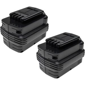 Extensilo - 2x Battery Replacement for Dewalt DW0241, DW005, DW0242, DW0242-XRP, DW0240, DE0243-XJ for Power Tools (3300 mAh, NiMH, 24 v) Extensilo - 2x Battery Replacement for Dewalt DW0241, DW005, DW0242, DW0242-XRP, DW0240, DE0243-XJ for Power Tools (3300 mAh, NiMH, 24 v)