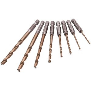 Faithfull Quick Change Impact Rated Drill Bits 2 - 6mm 8 Piece Set FAIQCSET8 Faithfull Quick Change Impact Rated Drill Bits 2 - 6mm 8 Piece Set FAIQCSET8