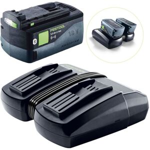 Festool 18V 5.0Ah Lithium Battery BP18 5Ah AirStream Bluetooth +Dual DUO Charger Festool 18V 5.0Ah Lithium Battery BP18 5Ah AirStream Bluetooth +Dual DUO Charger