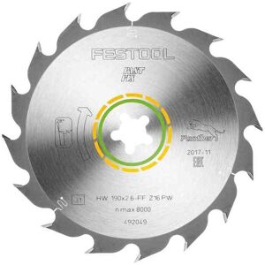 Festool 190mm Circular Saw Blade - 16 Teeth, 28° - Wood Cutting Festool 190mm Circular Saw Blade - 16 Teeth, 28° - Wood Cutting