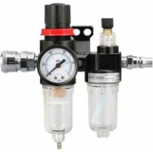 MCBOSON Filter Regulator for Compressed Air 1/4" Pressure Moisture Trap Oil Water Lubricator Separator Reducer Pneumatic Compressor Gas Gauge Connector TRIMEC MCBOSON Filter Regulator for Compressed Air 1/4" Pressure Moisture Trap Oil Water Lubricator Separator Reducer Pneumatic Compressor Gas Gauge Connector TRIMEC
