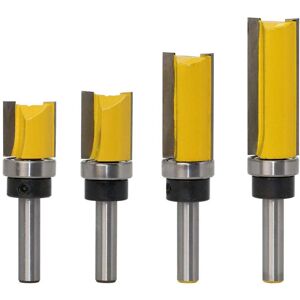 IKODM Finishing Pattern Router Bit Set, 8mm Shank, Flush Trim Wood Router, 4 Pack - RWBricolage ›Hand & Power Tools›Power Tool Accessories›Router IKODM Finishing Pattern Router Bit Set, 8mm Shank, Flush Trim Wood Router, 4 Pack - RWBricolage ›Hand & Power Tools›Power Tool Accessories›Router