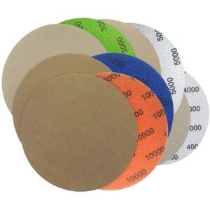 YMYNY Fliti 50pcs Sanding Discs, Round Sandpaper, 125mm Velcro Sanding Discs, Wet and Dry Sanding Discs 3000/4000/5000/7000/10000 for Flocking, Sandpaper YMYNY Fliti 50pcs Sanding Discs, Round Sandpaper, 125mm Velcro Sanding Discs, Wet and Dry Sanding Discs 3000/4000/5000/7000/10000 for Flocking, Sandpaper