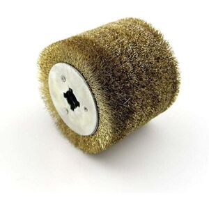 YMYNY Fliti Round nylon brush, nylon brush, abrasive wire brush, 1 piece, stainless steel wheel for polishing and deburring wood varnish, 120 x 120 x 110 YMYNY Fliti Round nylon brush, nylon brush, abrasive wire brush, 1 piece, stainless steel wheel for polishing and deburring wood varnish, 120 x 120 x 110