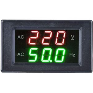 TEHTUY Frequency Meter, Dual Display Digital AC Voltmeter, Frequency Generator, Frequency Counter, Digital AC Voltmeter, Frequency Meter for Laboratory, TEHTUY Frequency Meter, Dual Display Digital AC Voltmeter, Frequency Generator, Frequency Counter, Digital AC Voltmeter, Frequency Meter for Laboratory,