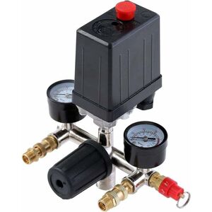 SNQ G1/4"-Druckschalter for air compressors with external pressure and air vents with pressure gauge regulator SNQ G1/4"-Druckschalter for air compressors with external pressure and air vents with pressure gauge regulator