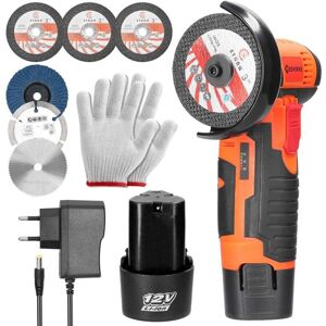 SNQ Geevorks mini grinder 12V 19500rpm 75mm brushless 2 batteries SNQ Geevorks mini grinder 12V 19500rpm 75mm brushless 2 batteries