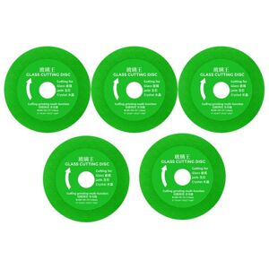 Tlily - Glass Cutting Disc Pack of 5, Diamond Blades Saw for 4 Inch Angle Grinder, Wheels Tlily - Glass Cutting Disc Pack of 5, Diamond Blades Saw for 4 Inch Angle Grinder, Wheels