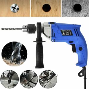 Briefness - Hammer Drill Electric Corded Impact Drill Rotating Handle Wood Steel Concrete Briefness - Hammer Drill Electric Corded Impact Drill Rotating Handle Wood Steel Concrete