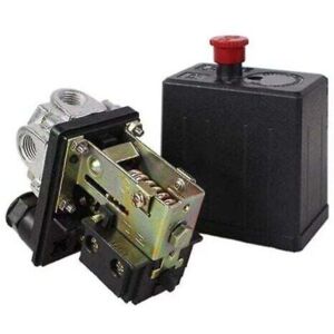 SNQ High Performance Pressure Switch Control Valve for 240V 175psi Air Compressors - Black SNQ High Performance Pressure Switch Control Valve for 240V 175psi Air Compressors - Black
