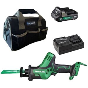 Hikoki CR18DAJ4Z 18V Brushless Recip Saw + X1 2AH Battery + Charger + Bag Hikoki CR18DAJ4Z 18V Brushless Recip Saw + X1 2AH Battery + Charger + Bag