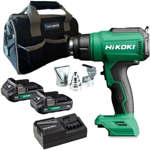 Hikoki RH18DAW4Z 18V Cordless Heat Gun + X2 2AH Battery + Charger + Bag Hikoki RH18DAW4Z 18V Cordless Heat Gun + X2 2AH Battery + Charger + Bag