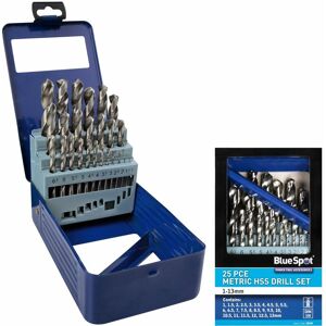 Blue Spot Tools - hss Drill Bit Set, 25 Piece B/S20350 Blue Spot Tools - hss Drill Bit Set, 25 Piece B/S20350
