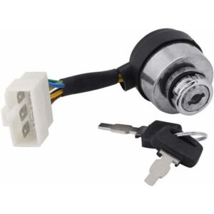 MCBOSON Ignition Key Switch, 6-Wire Ignition Starter Key Switch Starter for 2.5-6.5KW Gas Generator MCBOSON Ignition Key Switch, 6-Wire Ignition Starter Key Switch Starter for 2.5-6.5KW Gas Generator