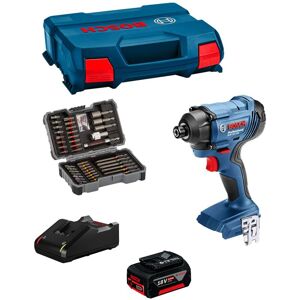 Bosch - Impact Driver gdr 18V-160 (1 x 5,0 Ah + gal 18V-40 + L-Case) + Set of 43 screwdriver bits Bosch - Impact Driver gdr 18V-160 (1 x 5,0 Ah + gal 18V-40 + L-Case) + Set of 43 screwdriver bits